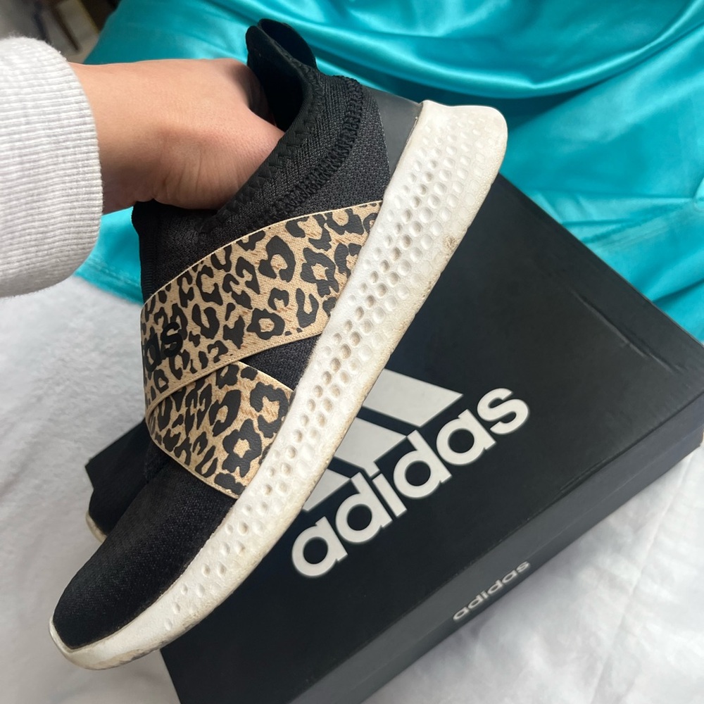 Adidas Black and Tan Sneakers with Stylish Design